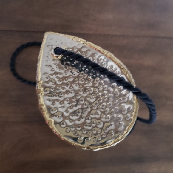 Vintage Lunacy Designs Gold & Silver Tone Hand Crafted Metal Crossbody Purse - Picture 3 of 9